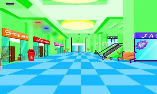 Play Colorful Shopping Mall Escape as an online game Colorful Shopping Mall Escape with UptoPlay