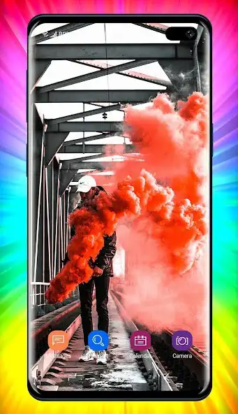 Play Colorful Smoke Wallpaper  and enjoy Colorful Smoke Wallpaper with UptoPlay