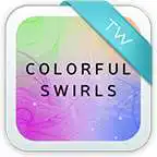 Free play online Colorful Swirls Keyboard  APK