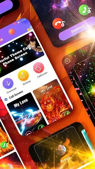 Play Colorful Theme Call Phone Screen  and enjoy Colorful Theme Call Phone Screen with UptoPlay