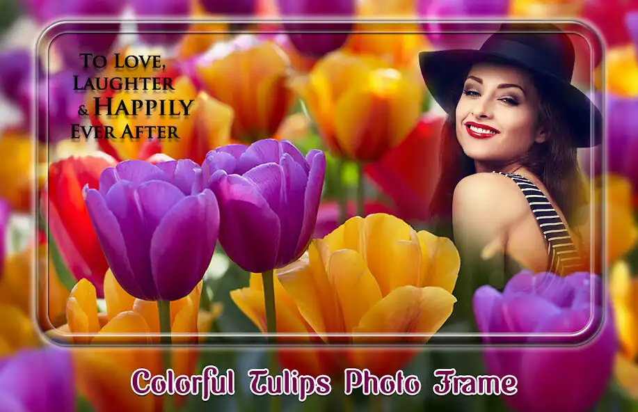 Play Colorful Tulips Photo Frames