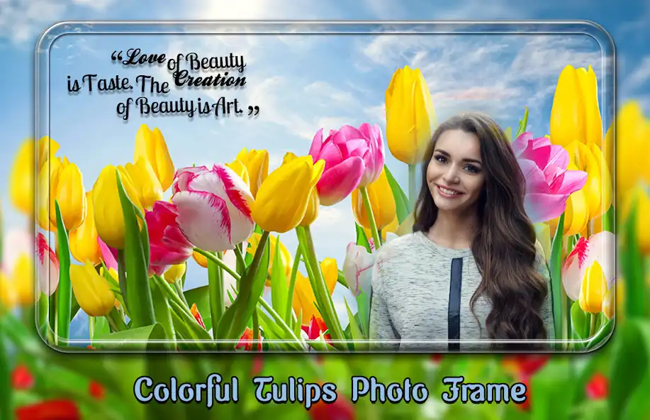 Play Colorful Tulips Photo Frames