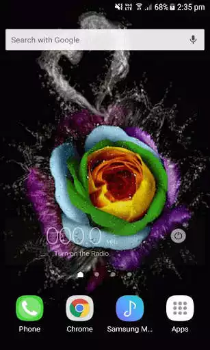 Play Colorful Watery Rose LWP as an online game Colorful Watery Rose LWP with UptoPlay