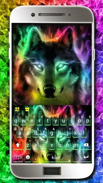 Play Colorful Wolf Keyboard Theme as an online game Colorful Wolf Keyboard Theme with UptoPlay