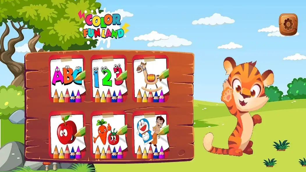 Play Color Funland as an online game Color Funland with UptoPlay