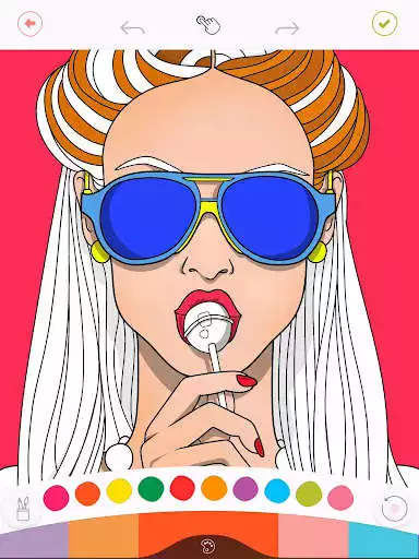 Play Colorfy: Coloring Book Games as an online game Colorfy: Coloring Book Games with UptoPlay