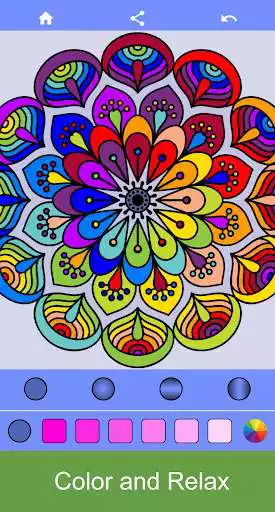 Play Colorfy Mandala - Coloring and Art Therapy game  and enjoy Colorfy Mandala - Coloring and Art Therapy game with UptoPlay