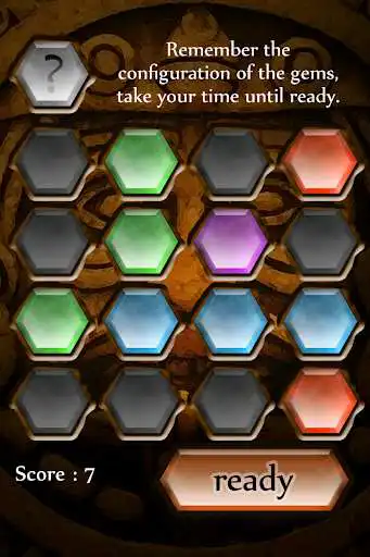 Play Color Gem Memory Trainer as an online game Color Gem Memory Trainer with UptoPlay
