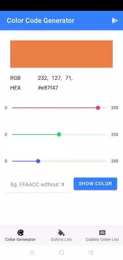 Play Color Generator as an online game Color Generator with UptoPlay