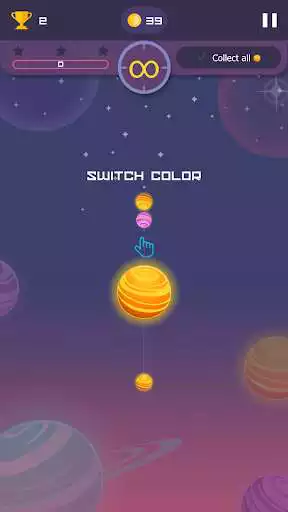 Play Color Gush - Color Match Game as an online game Color Gush - Color Match Game with UptoPlay