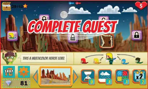 Play APK Color Heroes  and enjoy Color Heroes with UptoPlay com.nedragostudios.colorheroes