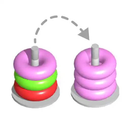 Play Color Hoop stack: 3D sort game APK