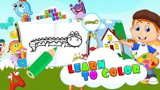 Coloring Animals - Kids Learning Game 3D online game with UptoPlay
