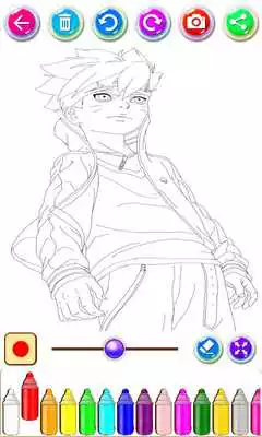 Play coloring anime