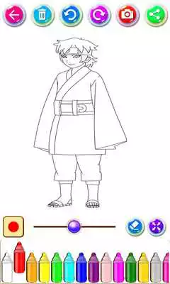 Play coloring anime