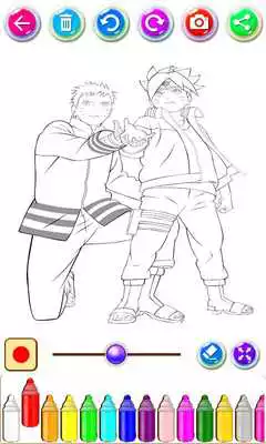 Play coloring anime