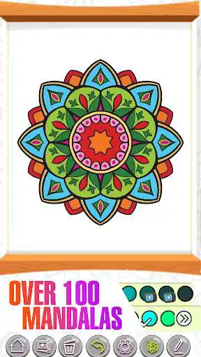 Play Coloring Art Mandala  and enjoy Coloring Art Mandala with UptoPlay