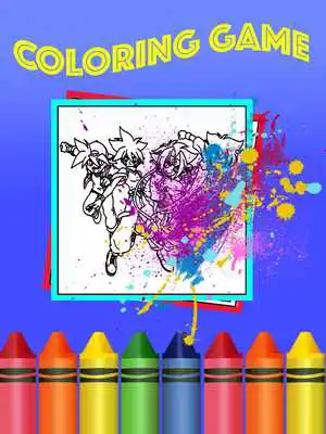 Play Coloring BBA Blader Game