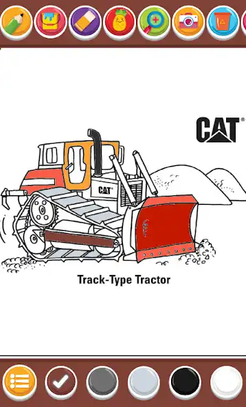 Play coloring big truck excavator as an online game coloring big truck excavator with UptoPlay