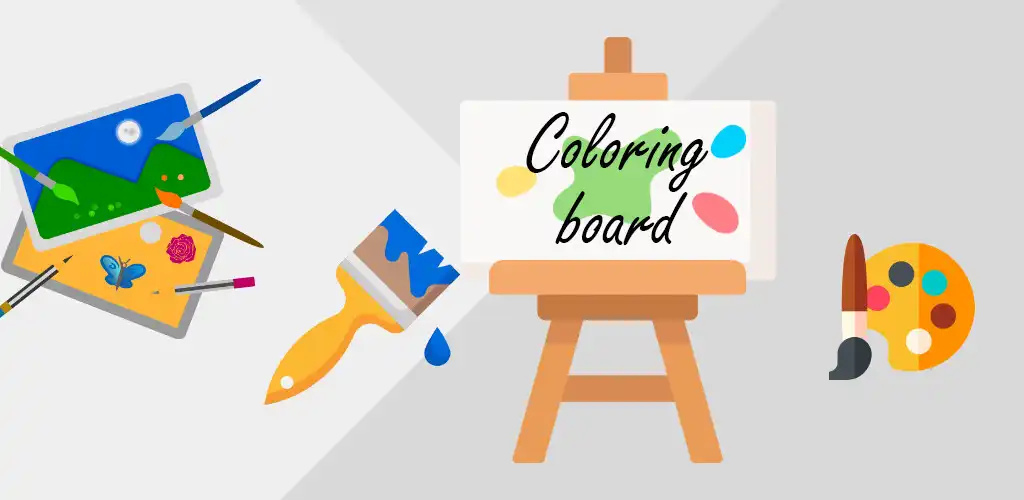 Play Coloring Board as an online game Coloring Board with UptoPlay