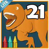 Free play online Coloring Book 21 Lite: More Dinosaurs APK