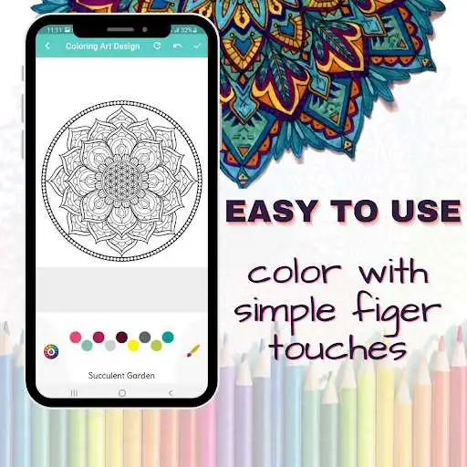 Play Coloring Book - Adults Art  and enjoy Coloring Book - Adults Art with UptoPlay