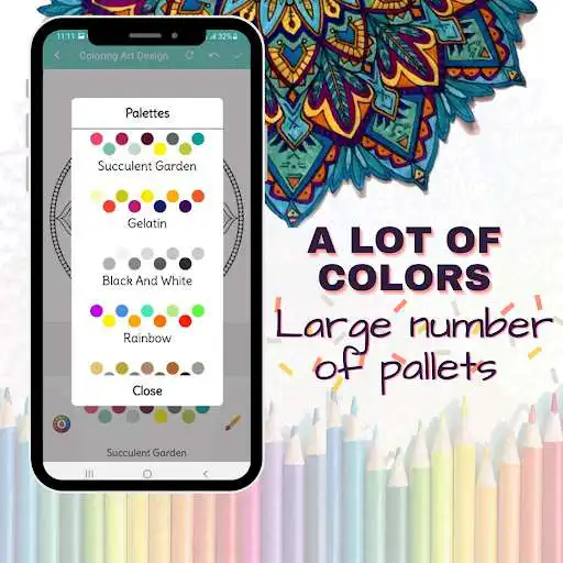 Play Coloring Book - Adults Art as an online game Coloring Book - Adults Art with UptoPlay