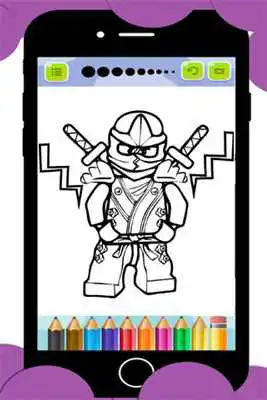 Play Coloring Book Apps for Ninjago