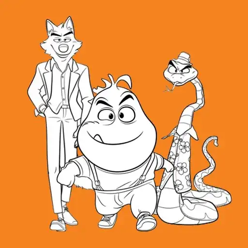 Play Coloring book bad guys APK Play Coloring book bad guys APK