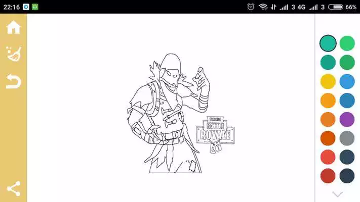 Play Coloring book battle royal