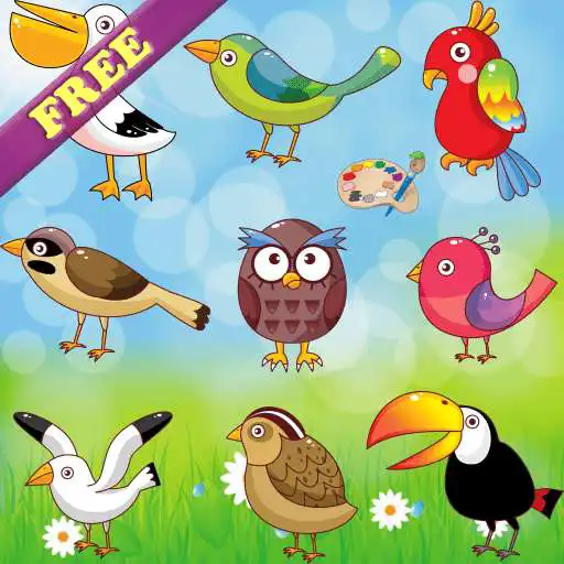 Free play online Coloring Book Birds Free APK
