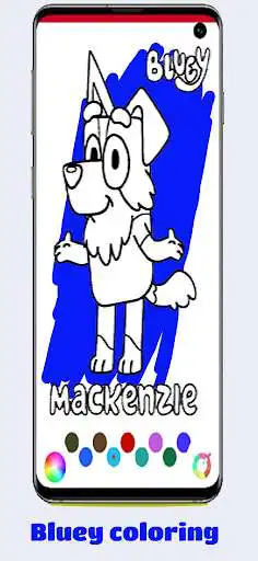 Coloring BOOK Bluey online game with UptoPlay