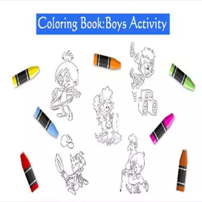Play Coloring Book Boy Activity