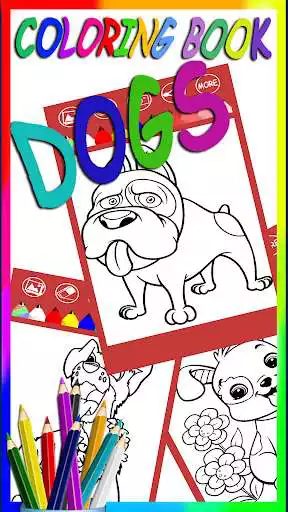 Play Coloring Book - Cute Dogs