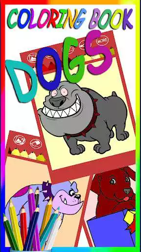 Play Coloring Book - Cute Dogs