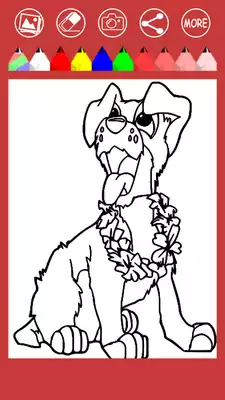 Play Coloring Book - Cute Dogs