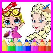 Free play online coloring book Dolls - Princess pages APK