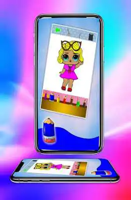 Play coloring book Dolls - Princess pages