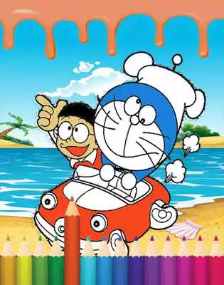 Play coloring book doraemon