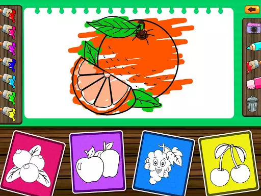 Play Coloring Book & Drawing Book - Magic Coloring Book as an online game Coloring Book & Drawing Book - Magic Coloring Book with UptoPlay
