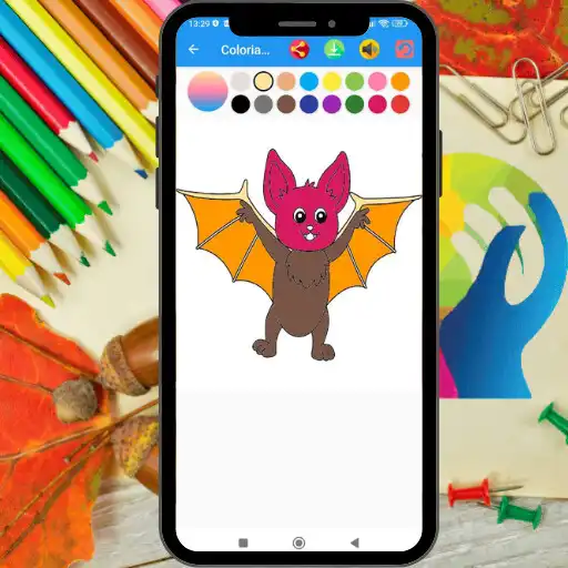 Play Coloring Book: easy colouring as an online game Coloring Book: easy colouring with UptoPlay