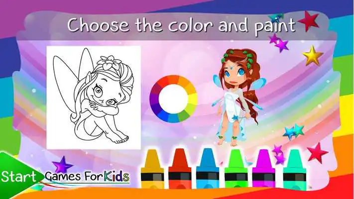 Play Coloring Book Fairy Magic