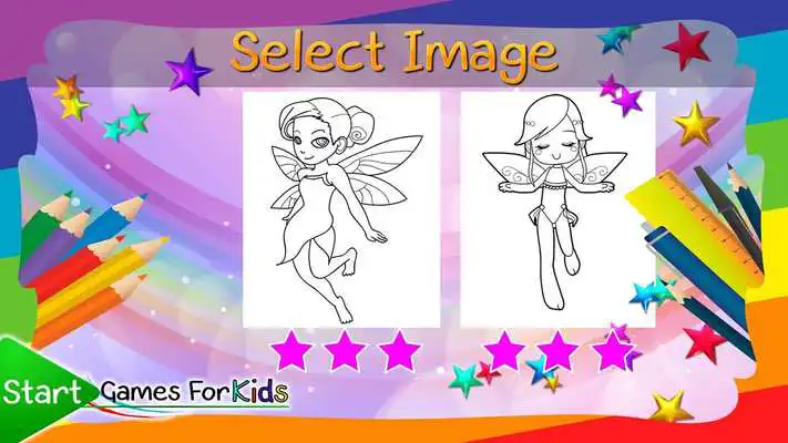 Play Coloring Book Fairy Magic