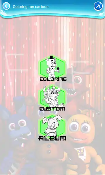 Play coloring book five nightmares  and enjoy coloring book five nightmares with UptoPlay