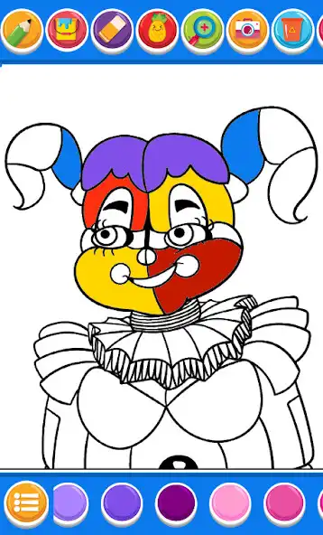 Play coloring book five nightmares as an online game coloring book five nightmares with UptoPlay