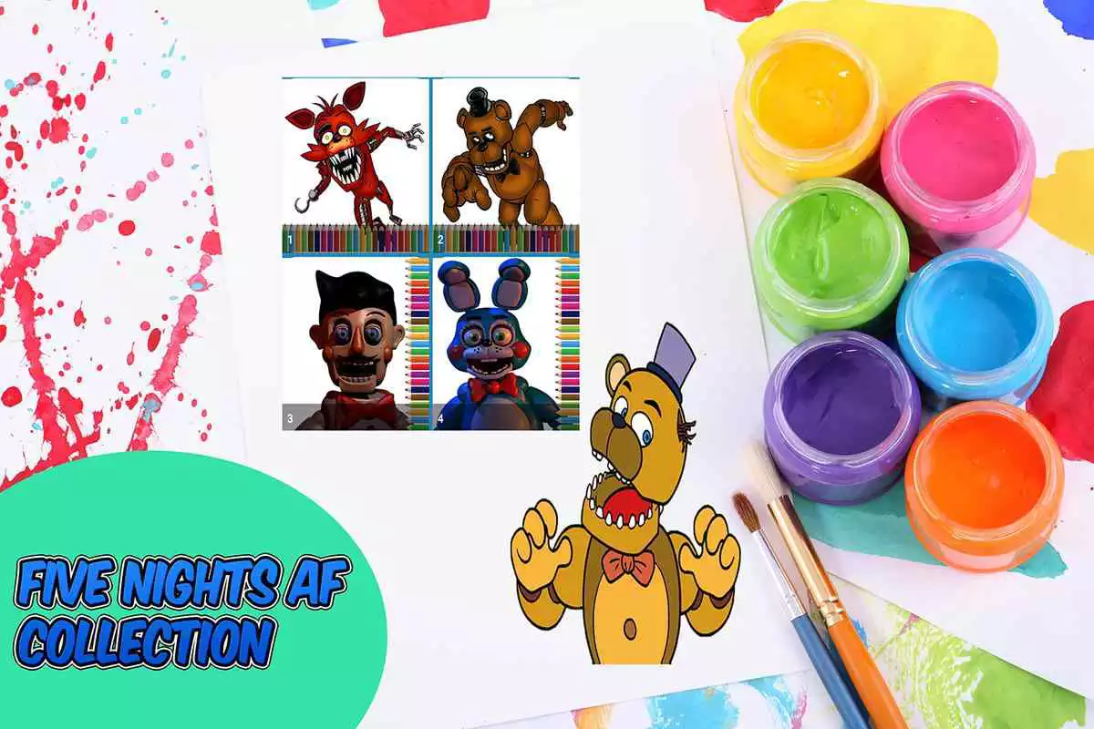 Play Coloring Book Five Nights FNAF