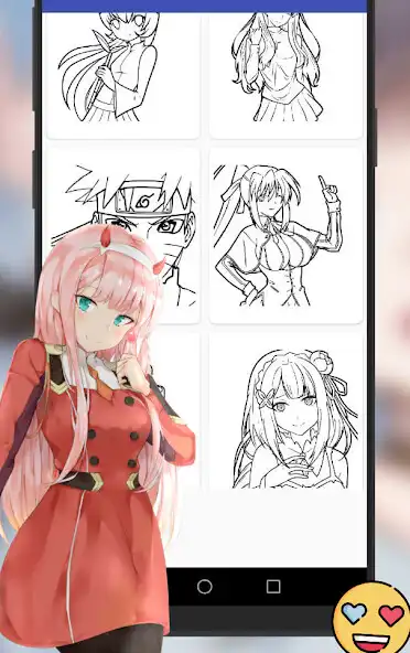 Play Coloring Book for Anime as an online game Coloring Book for Anime with UptoPlay