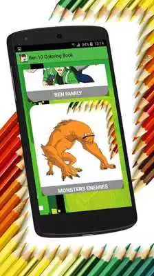 Play Coloring Book for Ban 10 Aliens  Monsters