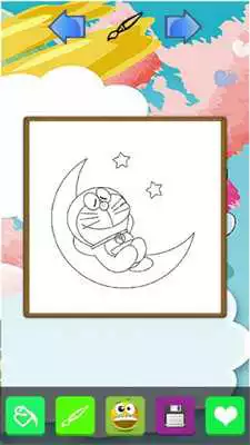 Play coloring book for doramon