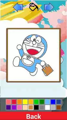 Play coloring book for doramon